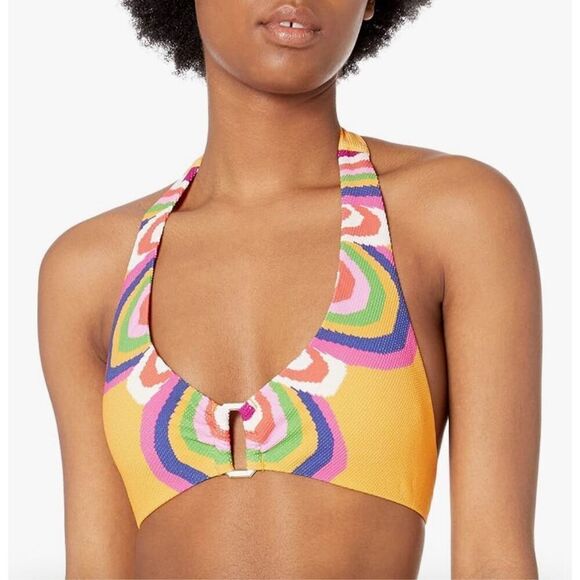 NWT Trina Turk Triangle Halter Bikini Top - Picture 1 of 8